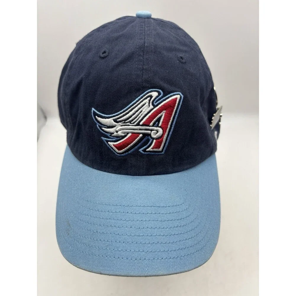 Anaheim Angels Hat 47 Brand Cooperstown Collection Navy Blue Strapback W/ Pins